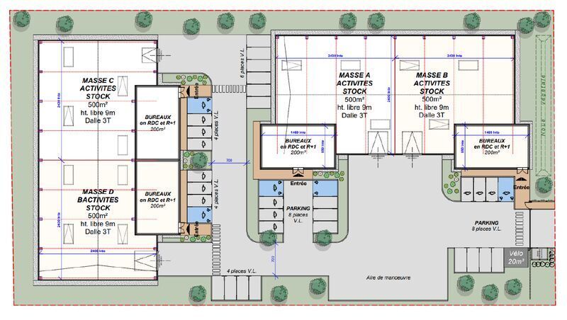 Local d'activités dans Genas à vendre - Plan d’étage - Image 3 de 4