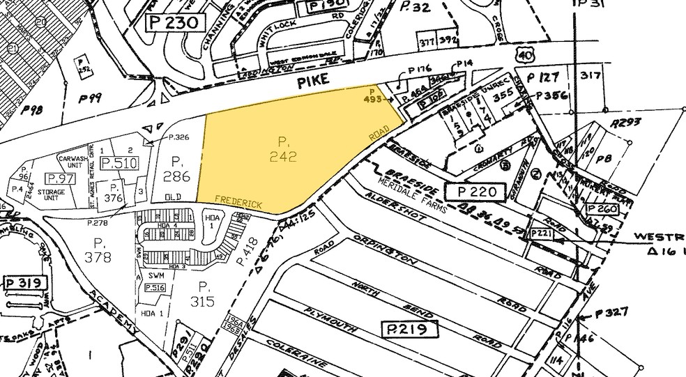 5301-5483 Baltimore National Pike, Catonsville, MD for lease - Plat Map - Image 2 of 3