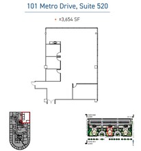 83-101 Metro Dr, San Jose, CA à louer Plan d’étage- Image 1 de 1