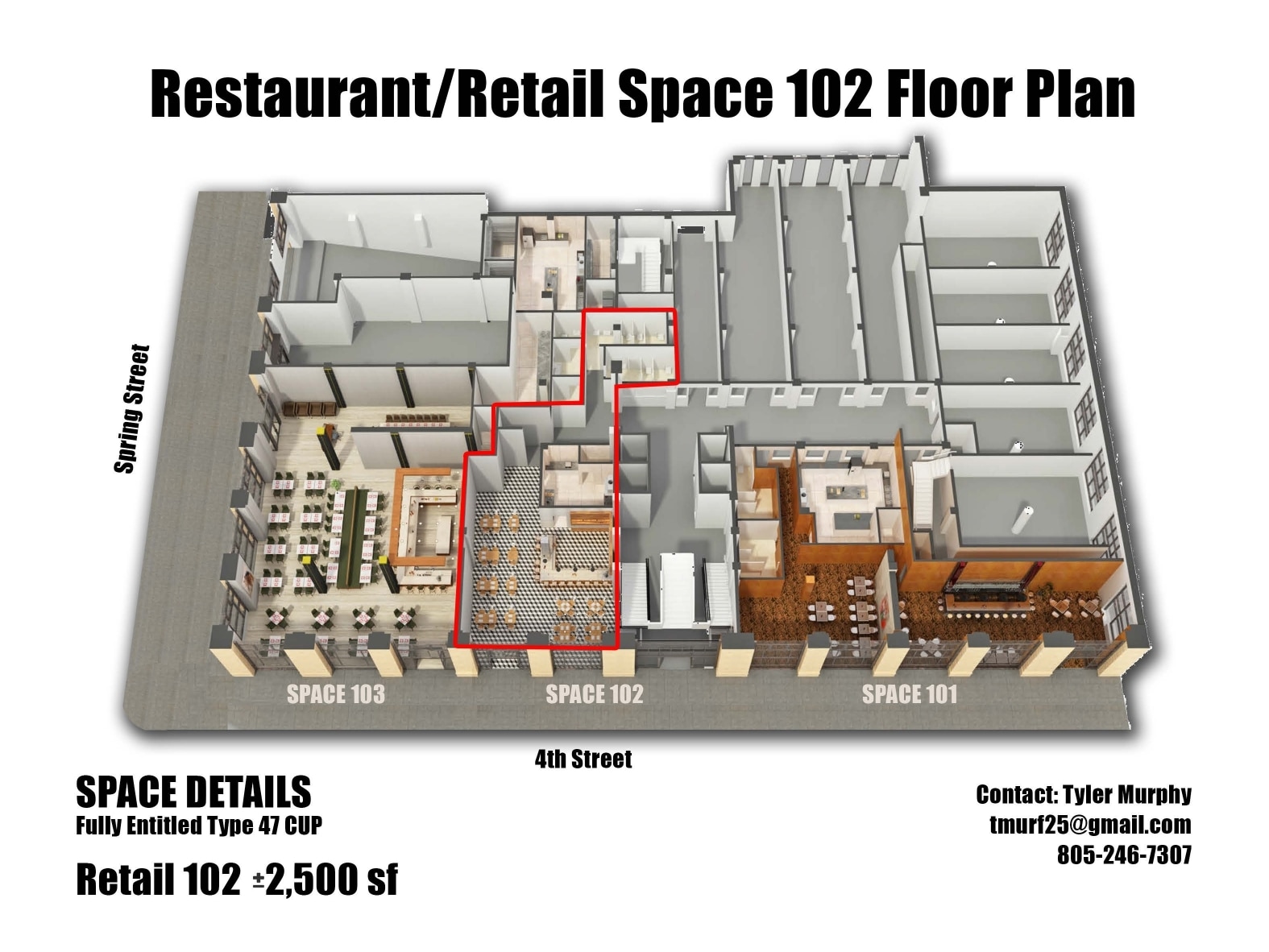 354 S Spring St, Los Angeles, CA for lease Floor Plan- Image 1 of 1