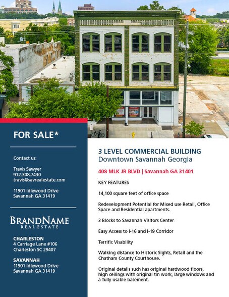 408-410 Martin Luther King Jr Blvd, Savannah, GA à vendre - Plan d’étage - Image 2 de 60
