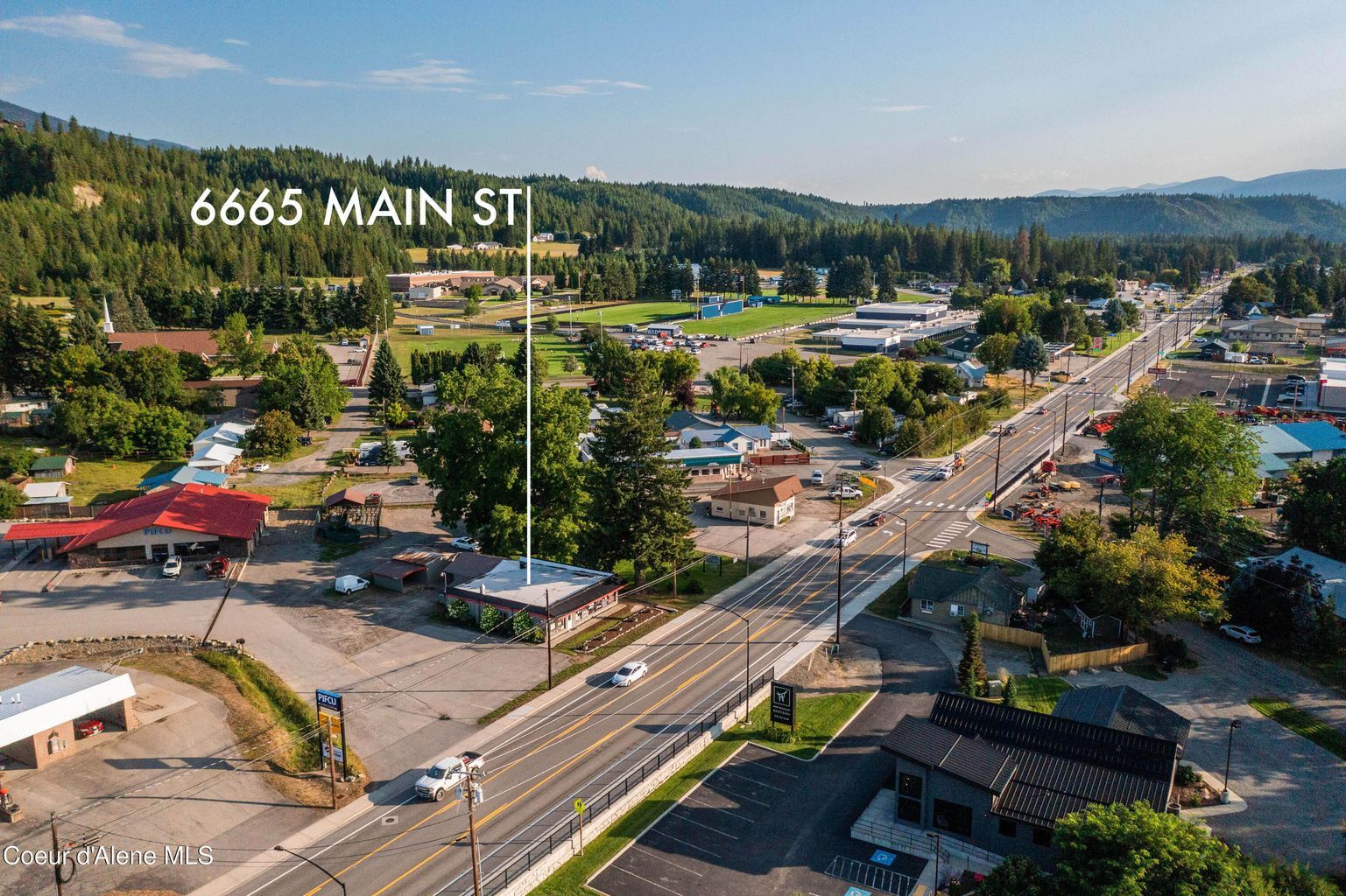 6665 S Main St, Bonners Ferry, ID à vendre Aérien- Image 1 de 24