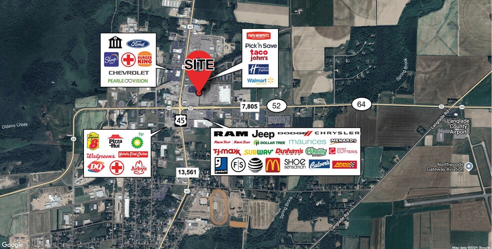 2319-2325 Neva Rd, Antigo, WI à louer - Photo du bâtiment - Image 2 de 4