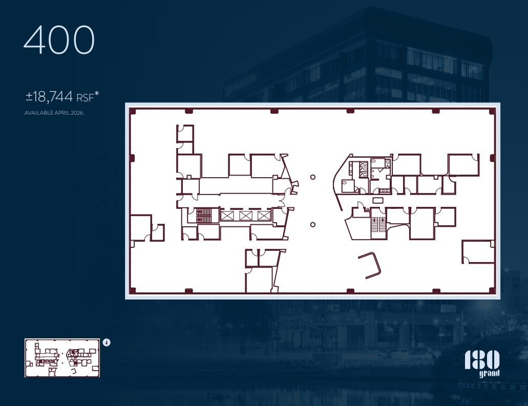 180 Grand Ave, Oakland, CA à louer Plan d’étage- Image 1 de 1