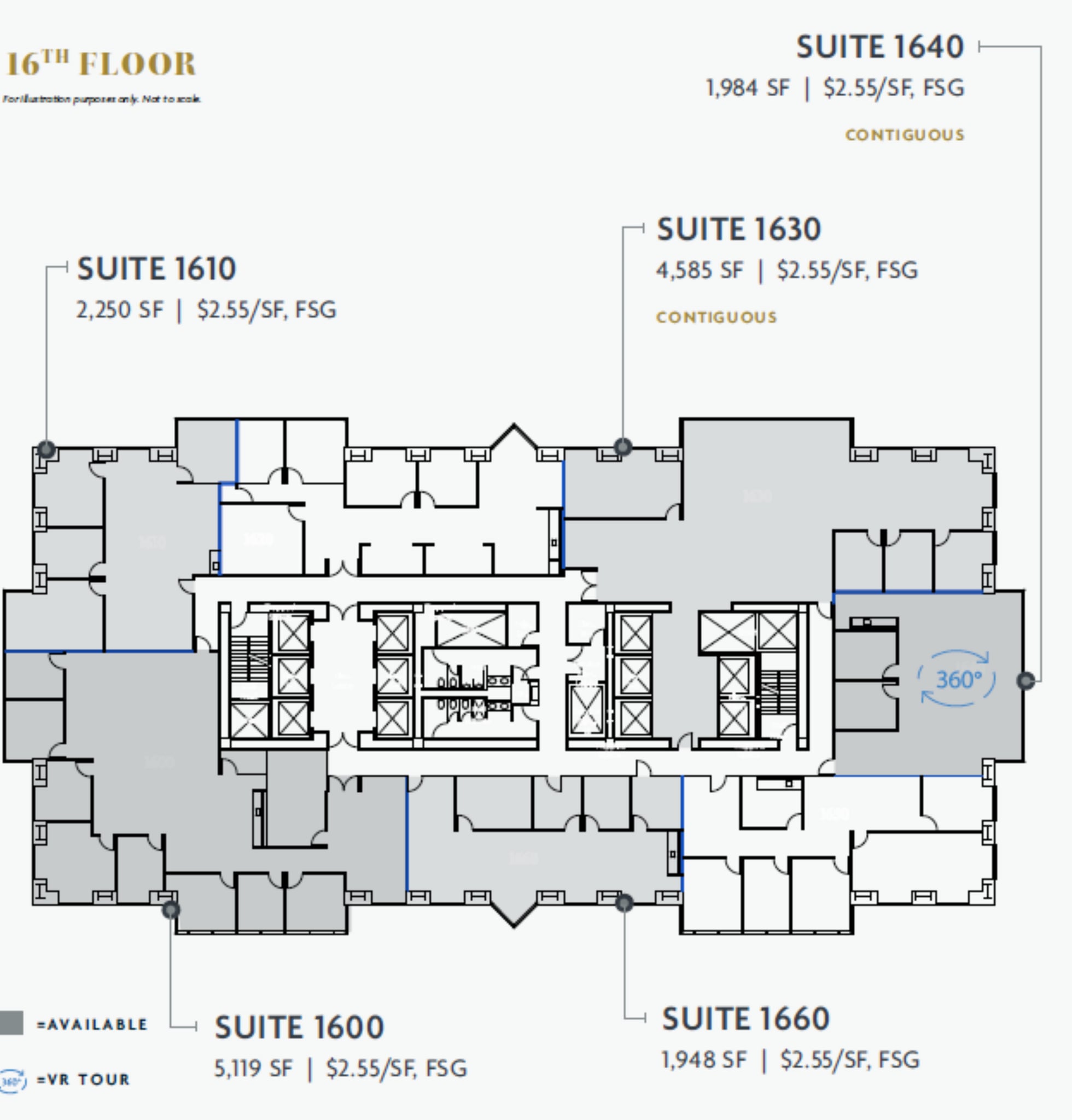 750 B St, San Diego, CA à louer Plan d’étage- Image 1 de 1