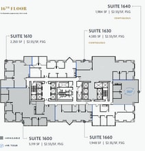 750 B St, San Diego, CA à louer Plan d’étage- Image 1 de 1