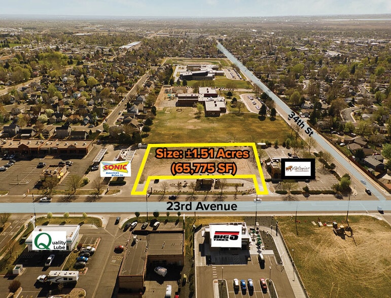 3350 23rd Ave, Evans, CO for sale - Aerial - Image 1 of 3