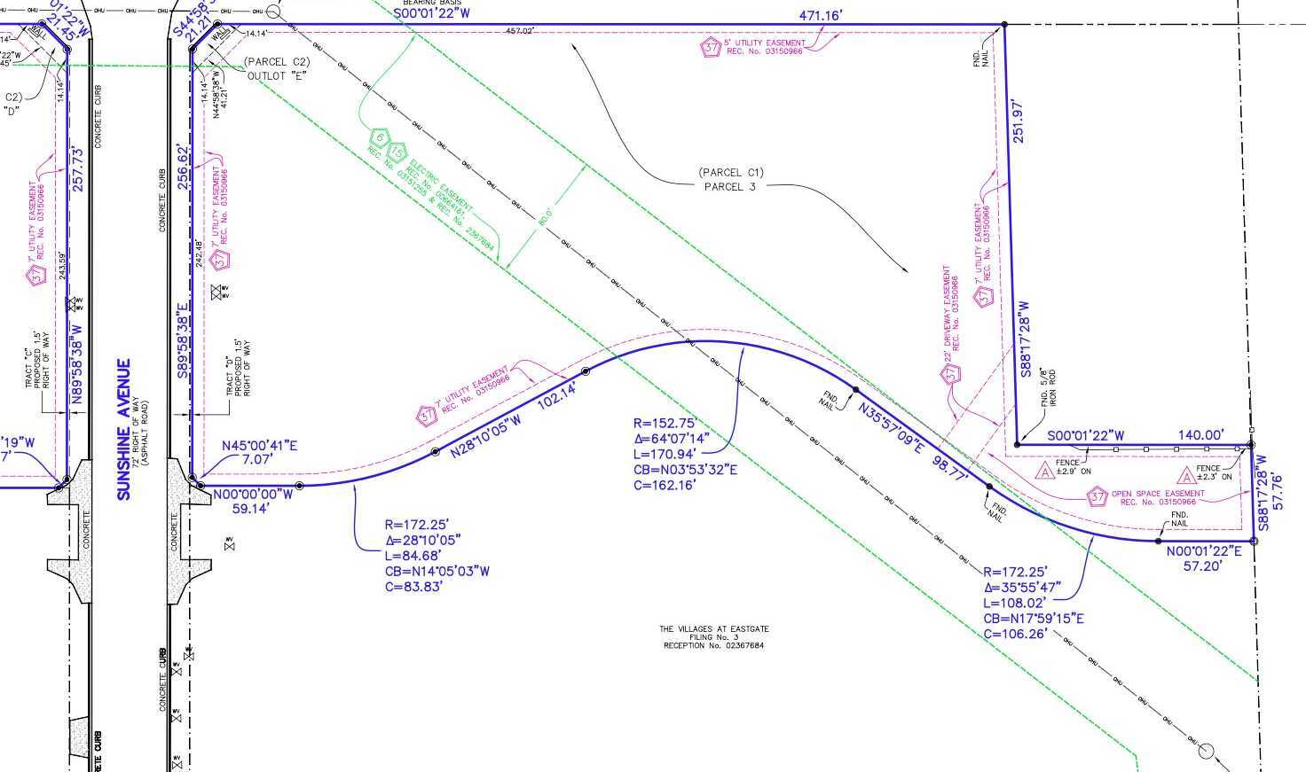0 SUNSHINE Ave, Longmont, CO for sale Plat Map- Image 1 of 2