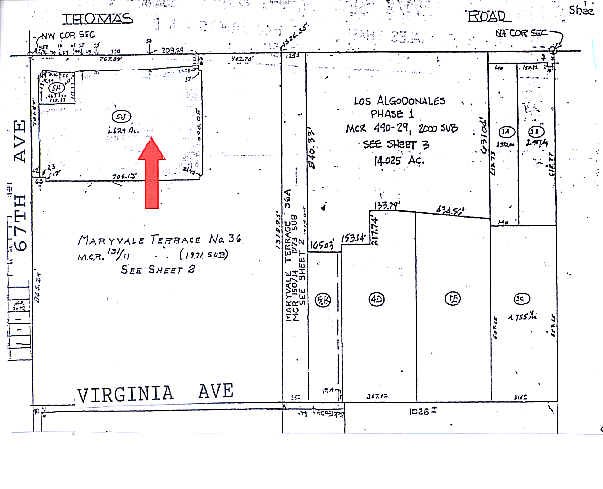 6601 W Thomas Rd, Phoenix, AZ for sale - Plat Map - Image 3 of 7