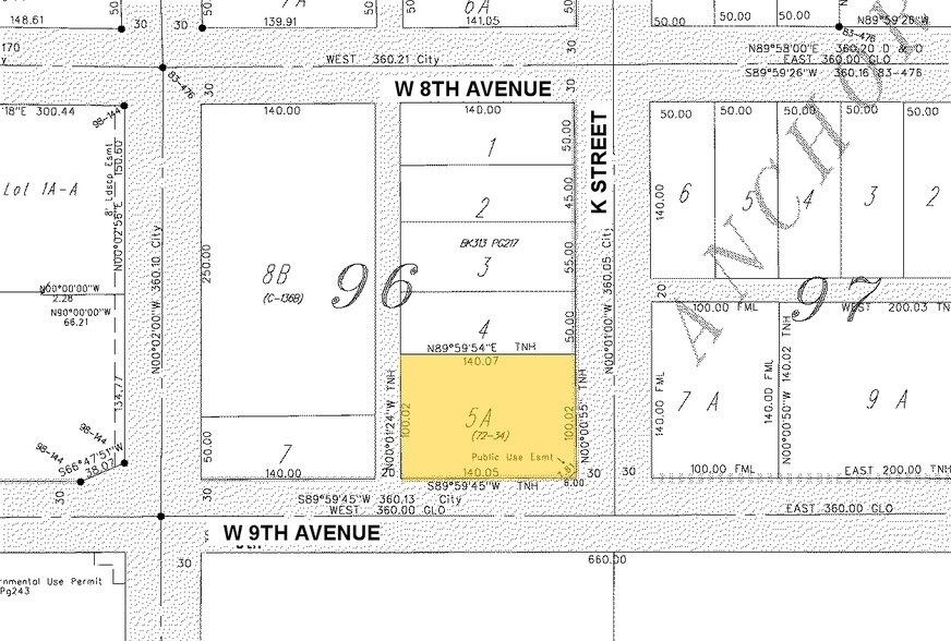 840 K St, Anchorage, AK à louer - Plan cadastral - Image 3 de 11