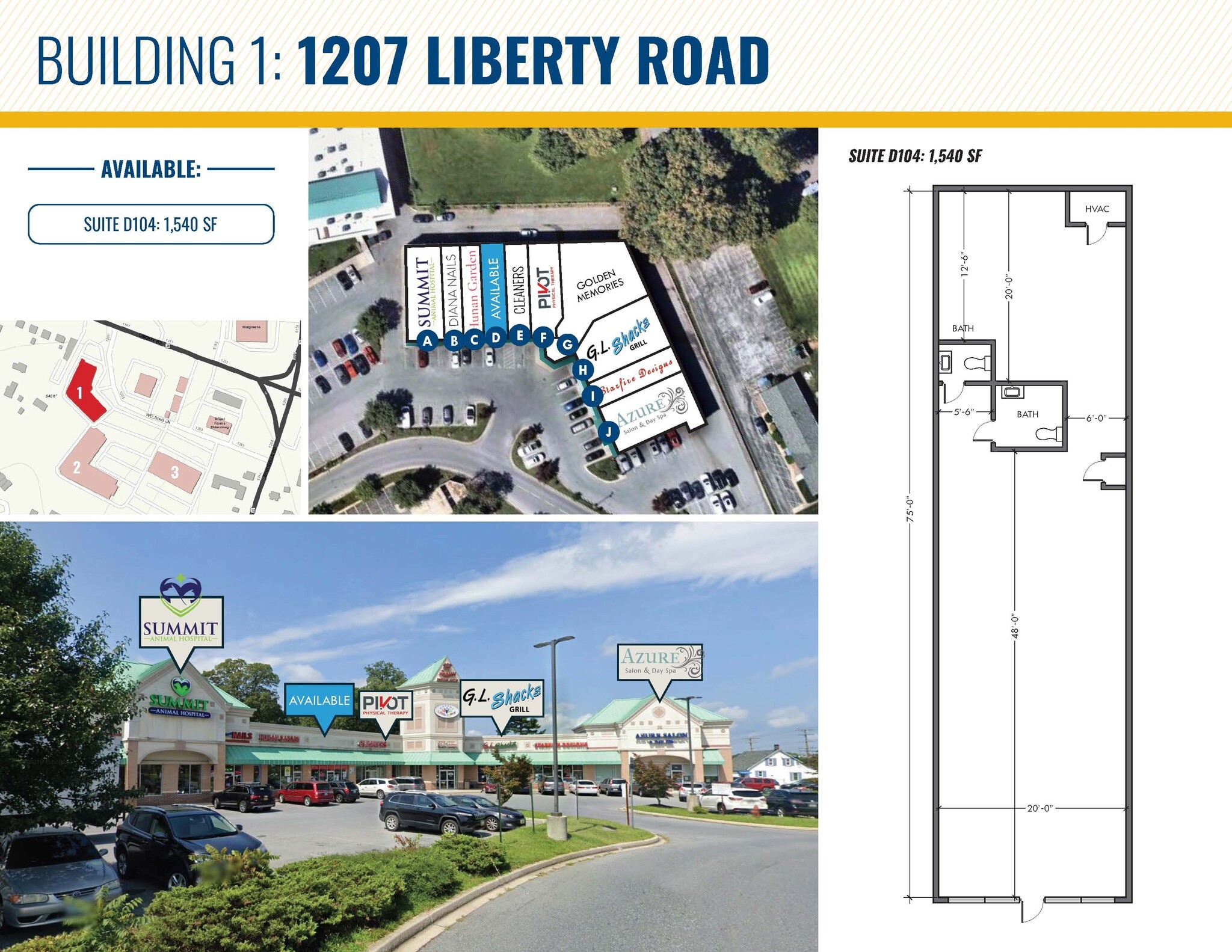 1207 Liberty Rd, Eldersburg, MD for lease Floor Plan- Image 1 of 1