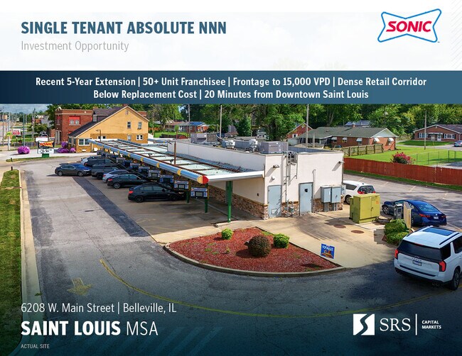 Plus de détails pour 6208 W Main St, Belleville, IL - Commerce de détail à vendre
