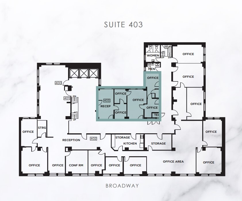 1440 Broadway, Oakland, CA for lease Floor Plan- Image 1 of 1