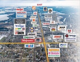 1001 E M-21, Owosso, MI - AERIAL map view - Image1