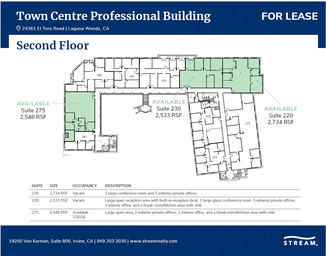 24361 El Toro Rd, Laguna Woods, CA for lease Floor Plan- Image 1 of 1