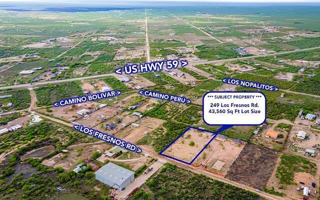 249 Los Fresnos Ave, Laredo, TX for sale Aerial- Image 1 of 10