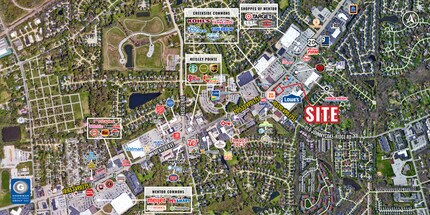 9600 Mentor Ave, Mentor, OH for lease Aerial- Image 2 of 3