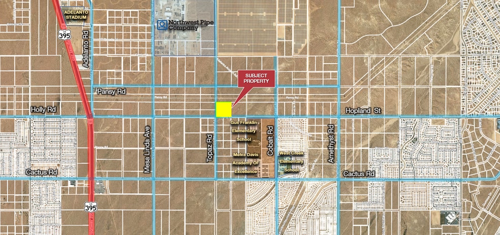 Hopland St 10 acres, Adelanto, CA à vendre - Photo du bâtiment - Image 2 de 4