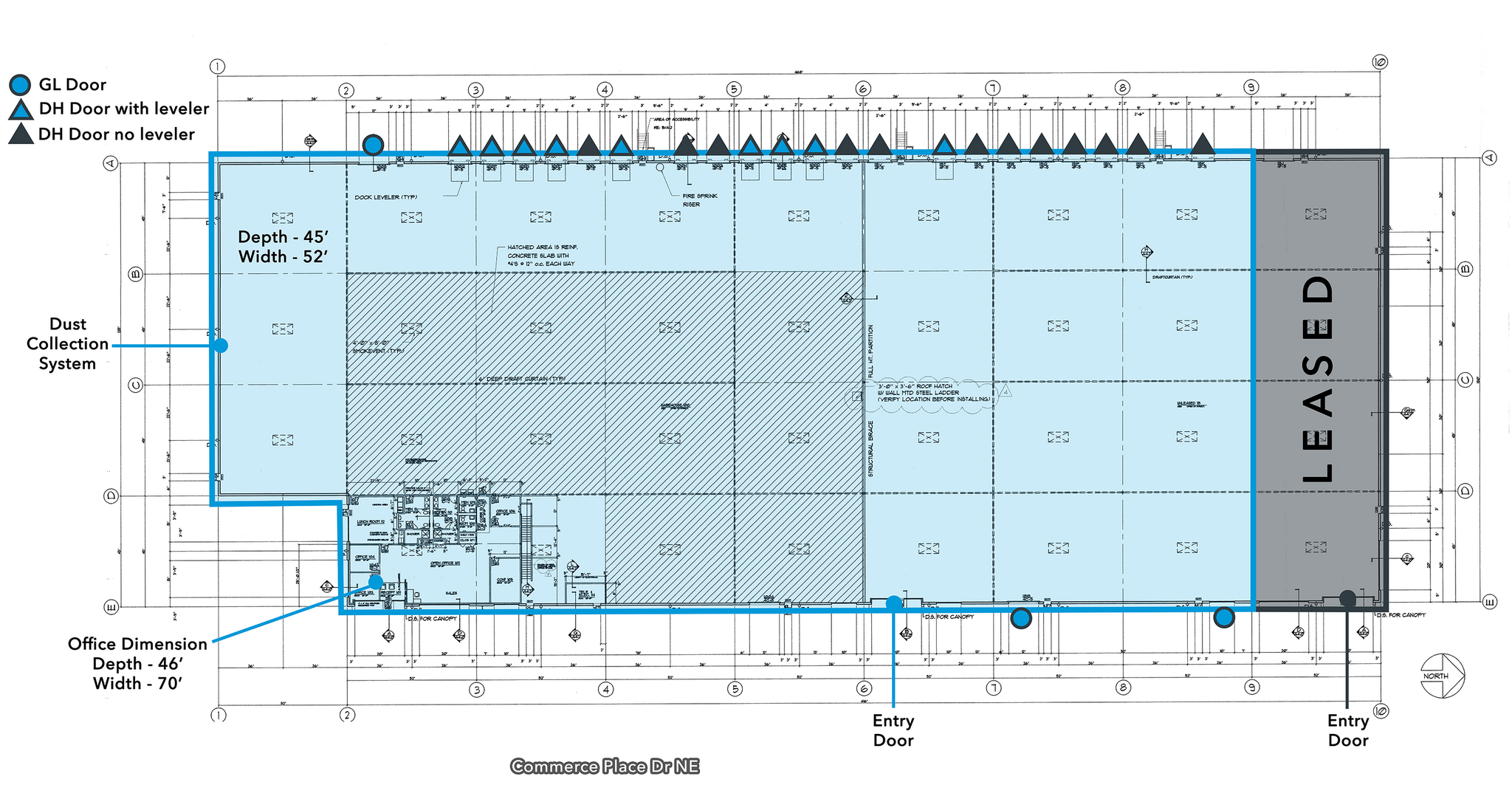 8605 Commerce Place Dr NE, Lacey, WA for lease Floor Plan- Image 1 of 2