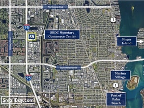 8011 Monetary Dr, Riviera Beach, FL - AÉRIEN Vue de la carte