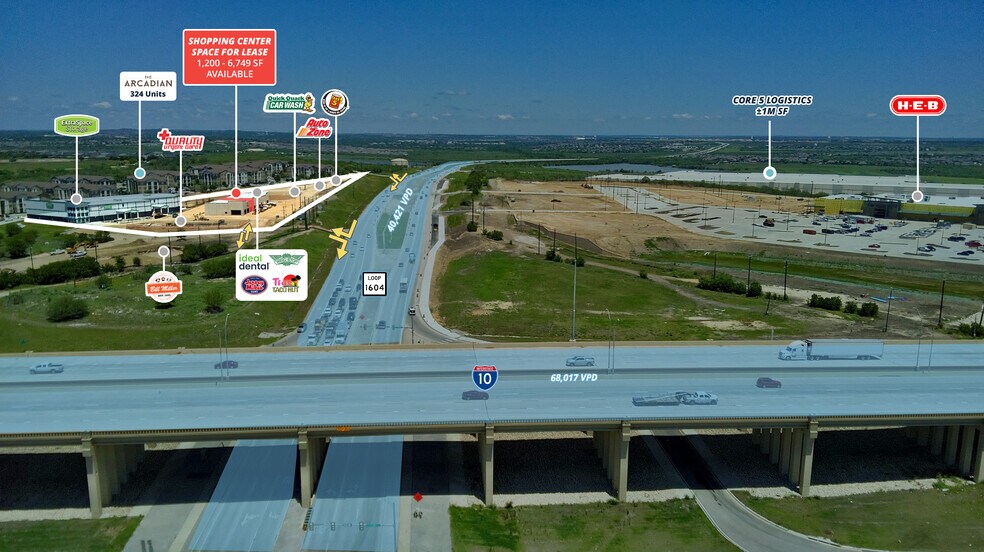 1604 E at IH-10 E, Converse, TX à louer - Photo du bâtiment - Image 3 de 6