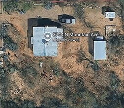 3744 N Mountain Ave, Tucson, AZ - Aérien  Vue de la carte