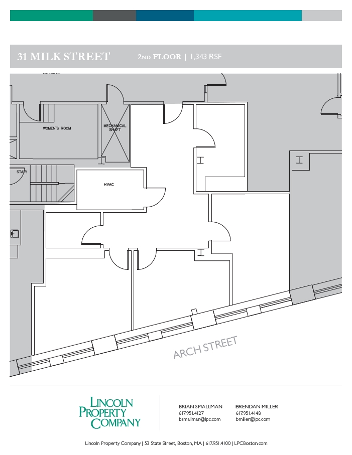 31 Milk St, Boston, MA à louer Plan d  tage- Image 1 de 1