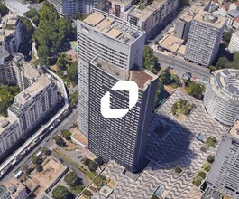 Courbevoie - Aerial  map view