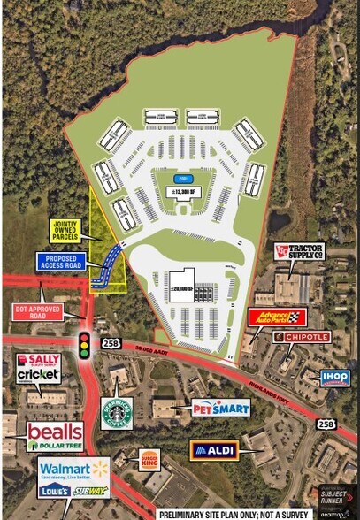 2780 Richlands Hwy, Jacksonville, NC à vendre - Photo du bâtiment - Image 1 de 2