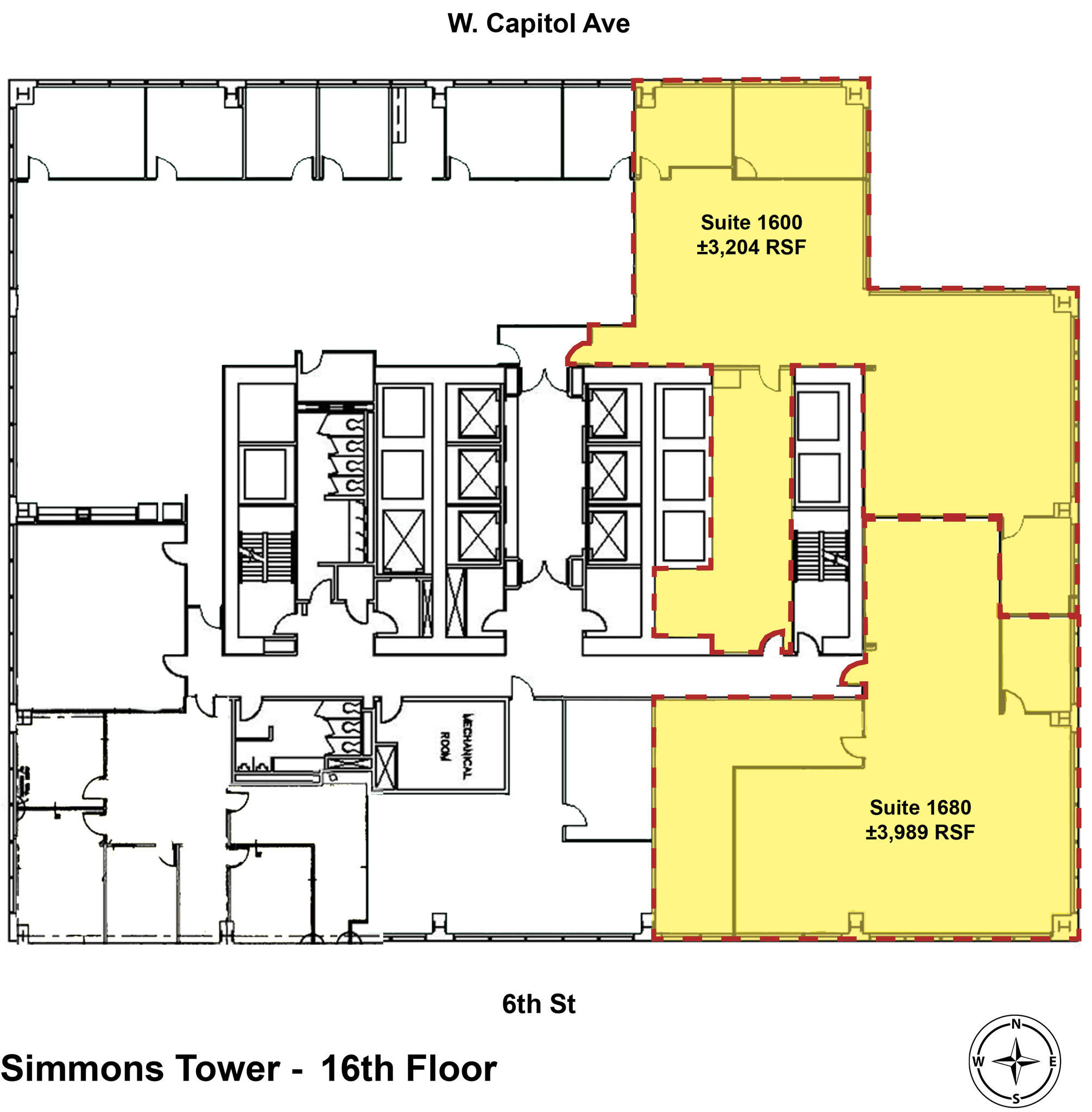 425 W Capitol Ave, Little Rock, AR à louer Plan d  tage- Image 1 de 7