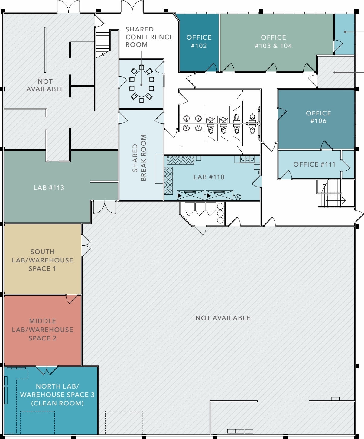 407 Cabot Rd, South San Francisco, CA à louer Plan d’étage- Image 1 de 1