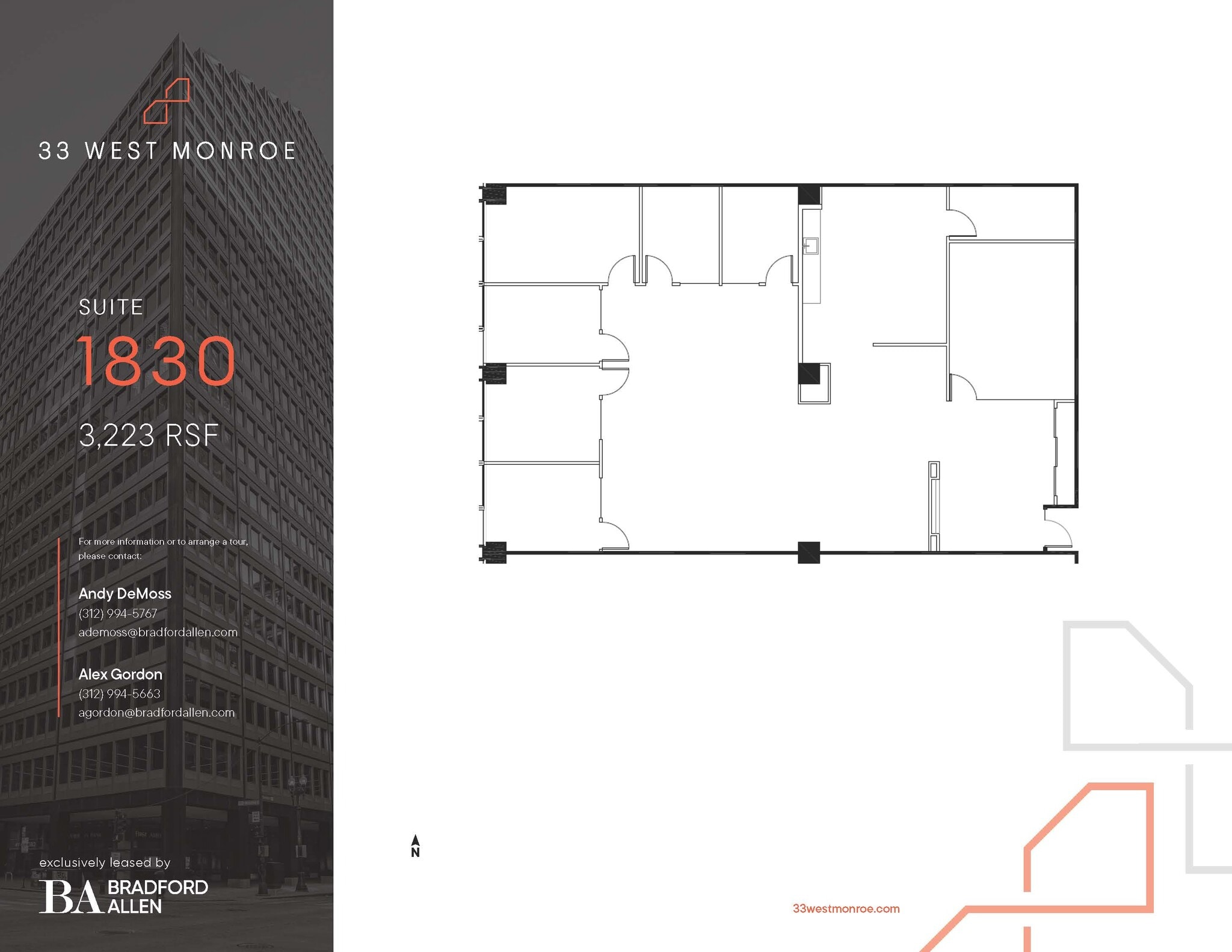 33 W Monroe St, Chicago, IL for lease Floor Plan- Image 1 of 5