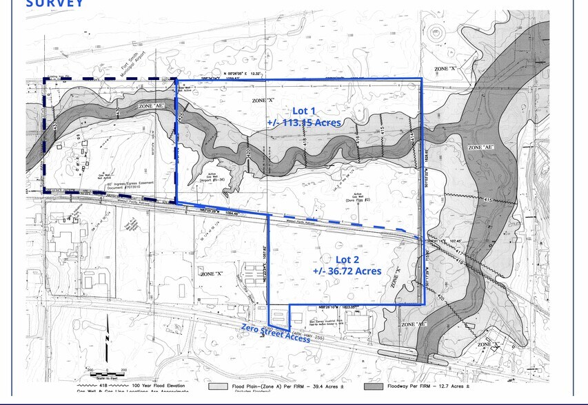 7401 S Zero St, Fort Smith, AR à louer - Plan cadastral - Image 2 de 4
