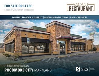 Plus de détails pour 145 Newtown Blvd, Pocomoke City, MD - Commerce de détail à vendre