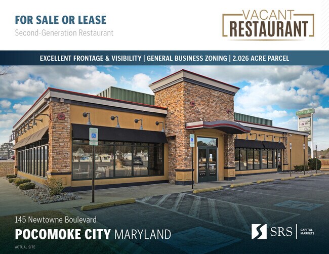 More details for 145 Newtown Blvd, Pocomoke City, MD - Retail for Sale