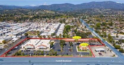 305-355 E Foothill Blvd, Pomona, CA - Aérien Vue de la carte