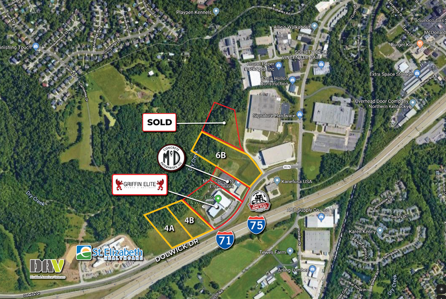 660 Dolwick Rd, Erlanger, KY for sale - Aerial - Image 1 of 1