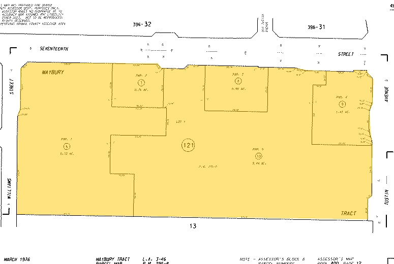 2262-2278 E 17th St, Santa Ana, CA for sale - Plat Map - Image 1 of 1