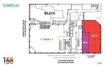 168 N State St, Chicago, IL à louer Plan d  tage- Image 1 de 1