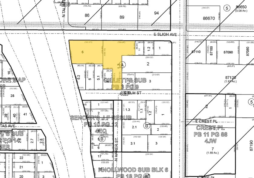 801-813 E Sligh Ave, Tampa, FL for sale - Plat Map - Image 2 of 2