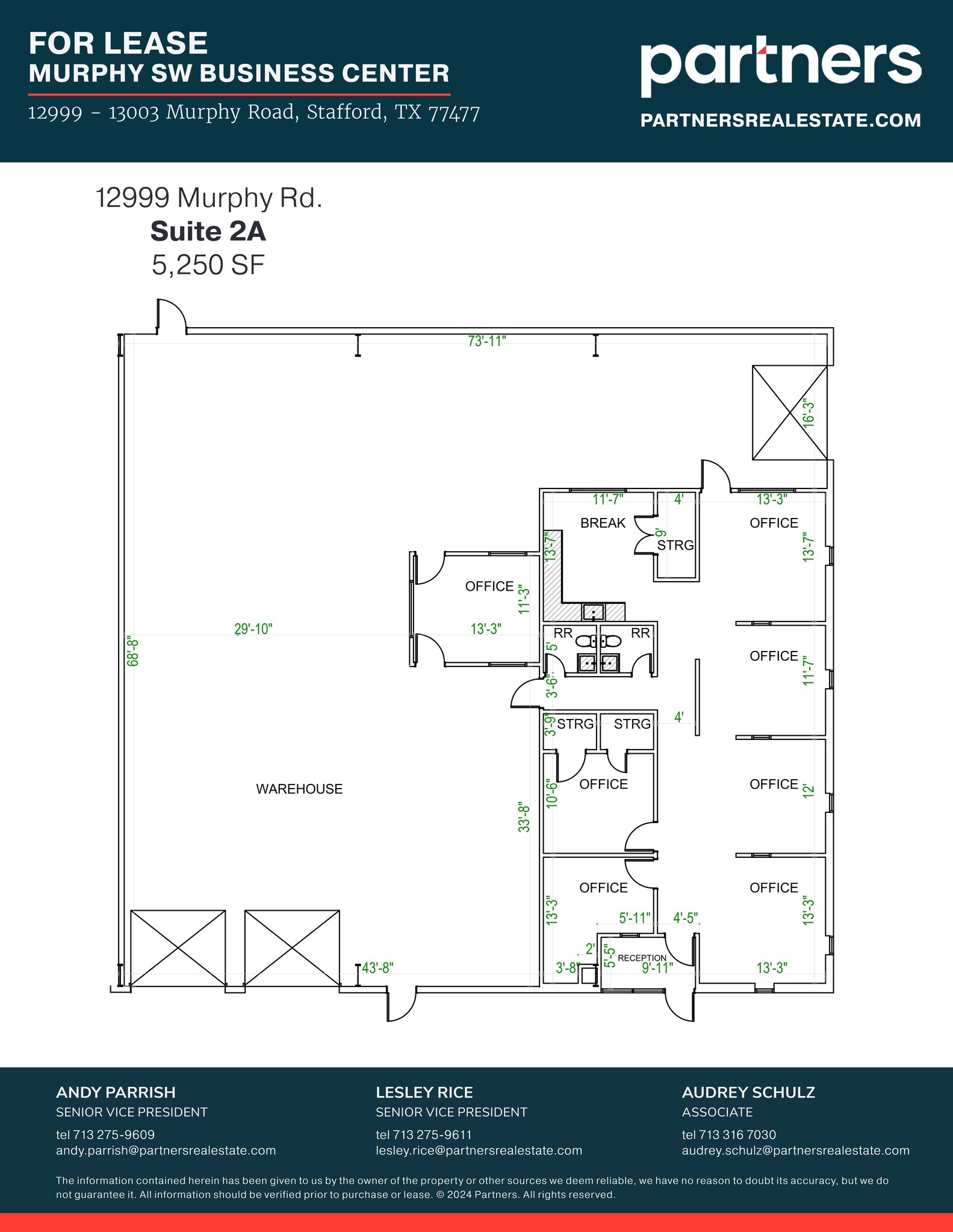 12999-13003 Murphy Rd, Stafford, TX for lease Site Plan- Image 1 of 1