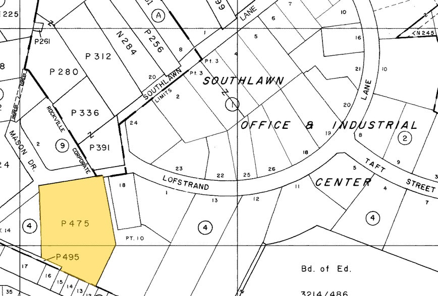 535 Southlawn Ln, Rockville, MD for lease - Plat Map - Image 2 of 5