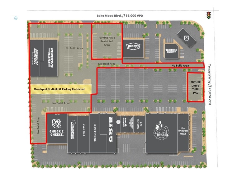 7399 W Lake Mead Blvd, Las Vegas, NV for lease - Site Plan - Image 3 of 18