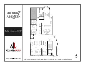 311 N Aberdeen St, Chicago, IL for lease Floor Plan- Image 1 of 1
