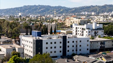 626 N Wilton Pl, Los Angeles, CA - Aérien  Vue de la carte