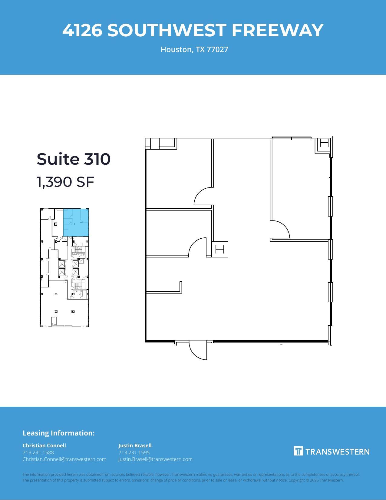 4126 Southwest Fwy, Houston, TX for lease Floor Plan- Image 1 of 1