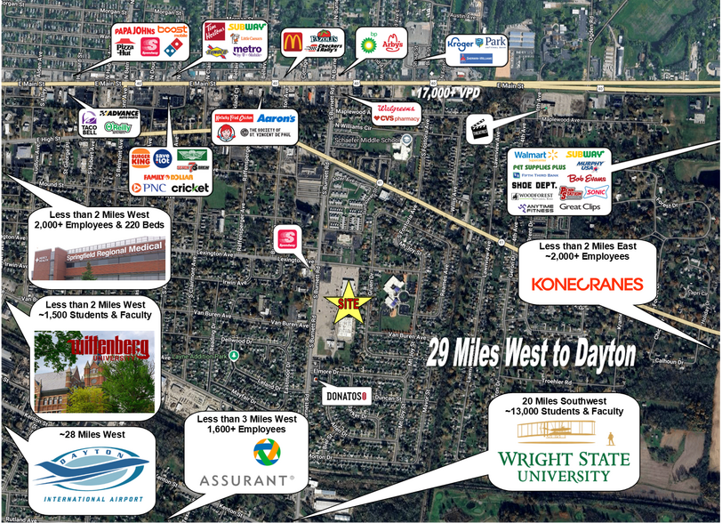 432-634 S Burnett Rd, Springfield, OH à vendre - Photo du bâtiment - Image 2 de 17