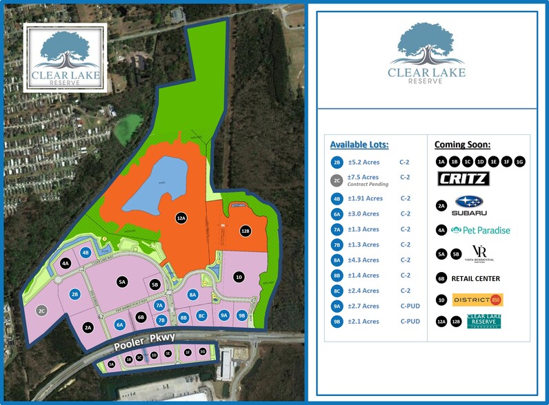 Clear Lake Way, Pooler, GA for sale - Site Plan - Image 2 of 18