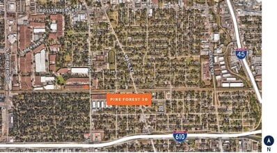 3701-3749 Yale St, Houston, TX for lease Aerial- Image 2 of 3