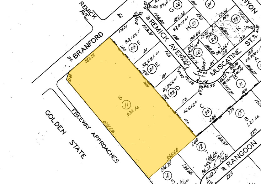 12970 Branford St, Pacoima, CA à vendre - Plan cadastral - Image 2 de 40